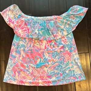 Lilly Pulitzer Pastel Floral Top